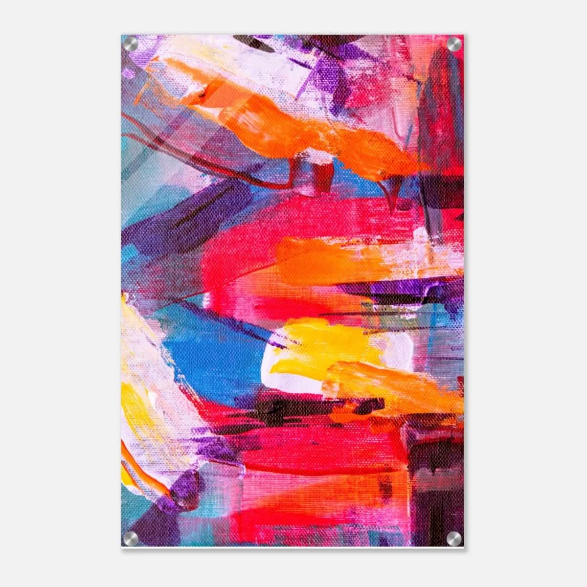 Da Vinci Abstract Art Wall art print - Acrylic Print - 50x75 cm / 20x30″ -