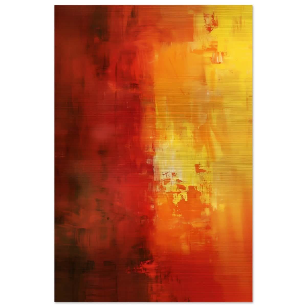 Da Vinci Abstract Art Wall art print - Brushed Aluminum Print - 50x75 cm / 20x30″ -