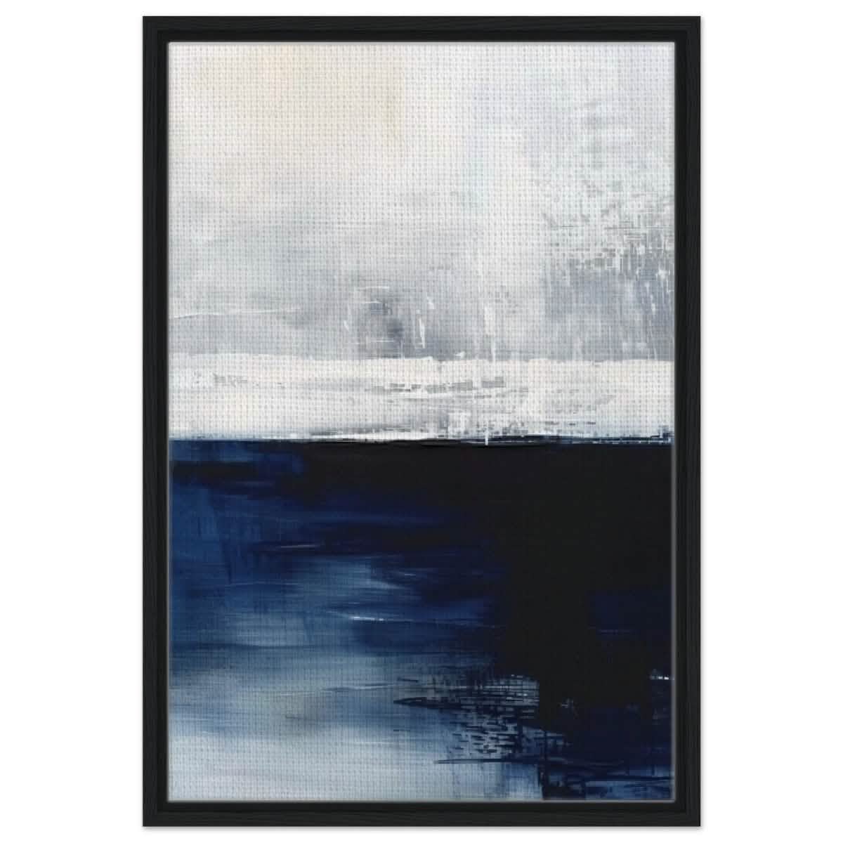 Da Vinci Abstract Art Wall art print - Framed Canvas - 50x75 cm / 20x30″ - Black frame