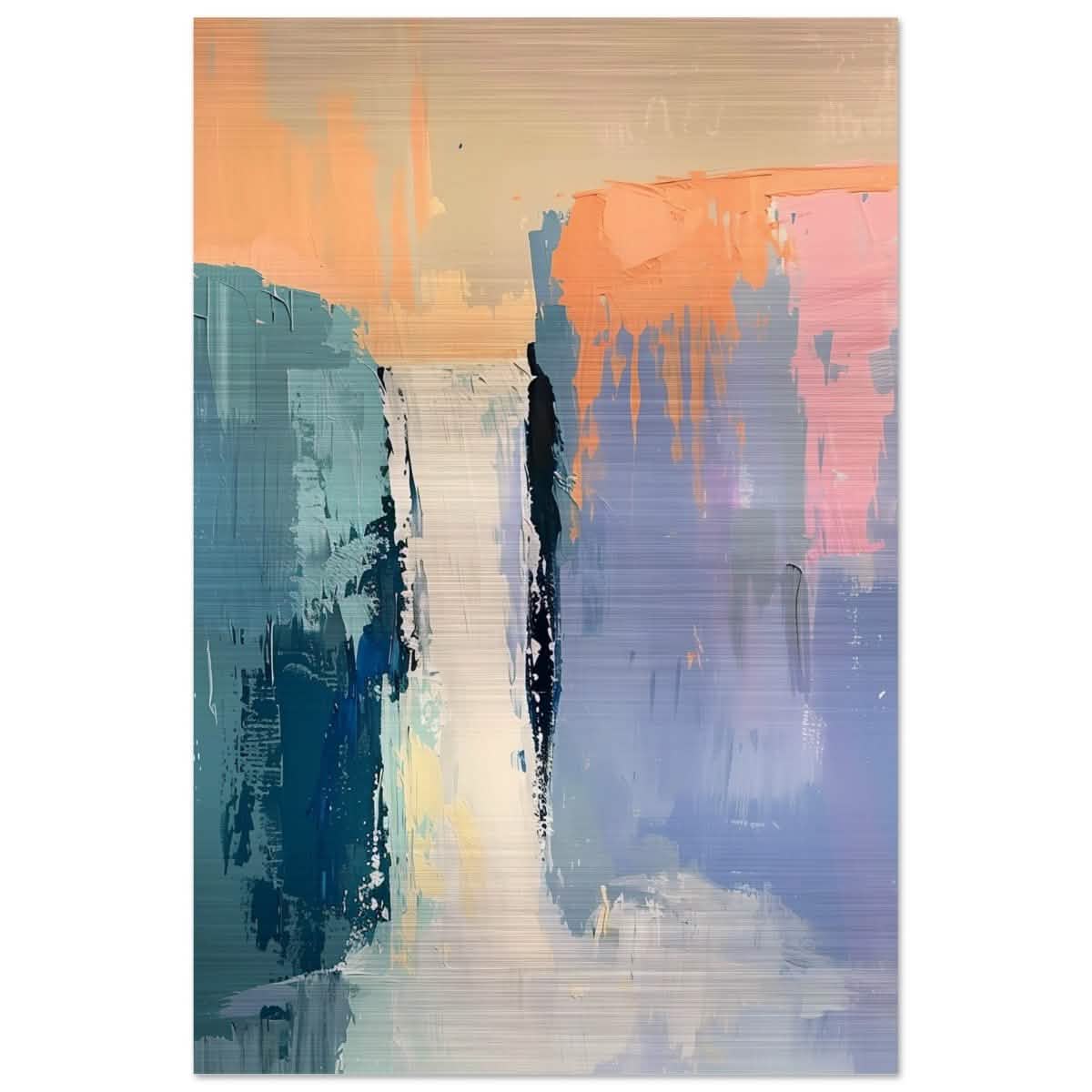 Da Vinci Abstract Art Wall art print - Brushed Aluminum Print - 60x90 cm / 24x36″ -