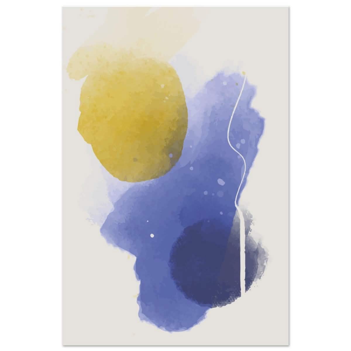 Da Vinci Abstract Art Wall art print - Aluminum Print - 50x75 cm / 20x30″ -