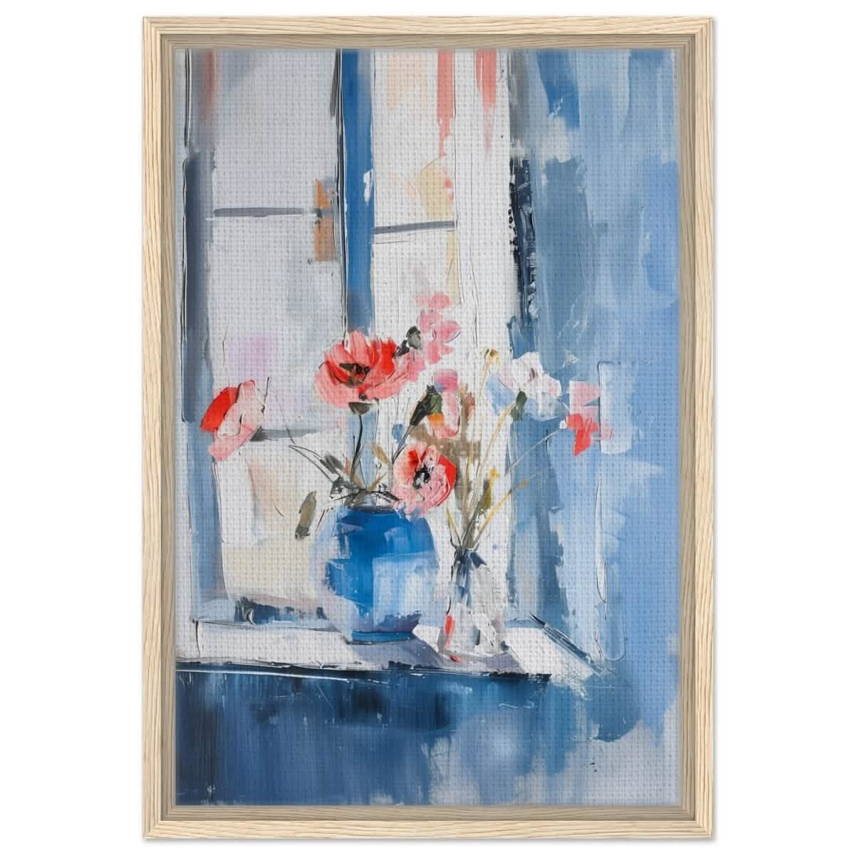 Da Vinci Abstract art wall art print - Framed Canvas - 40x60 cm / 16x24″ - Wood frame