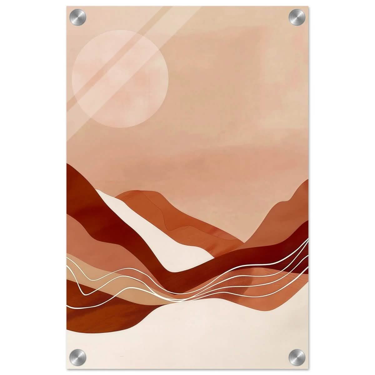 Da Vinci Abstract Art Wall art print - Acrylic Print - 30x45 cm / 12x18″ -