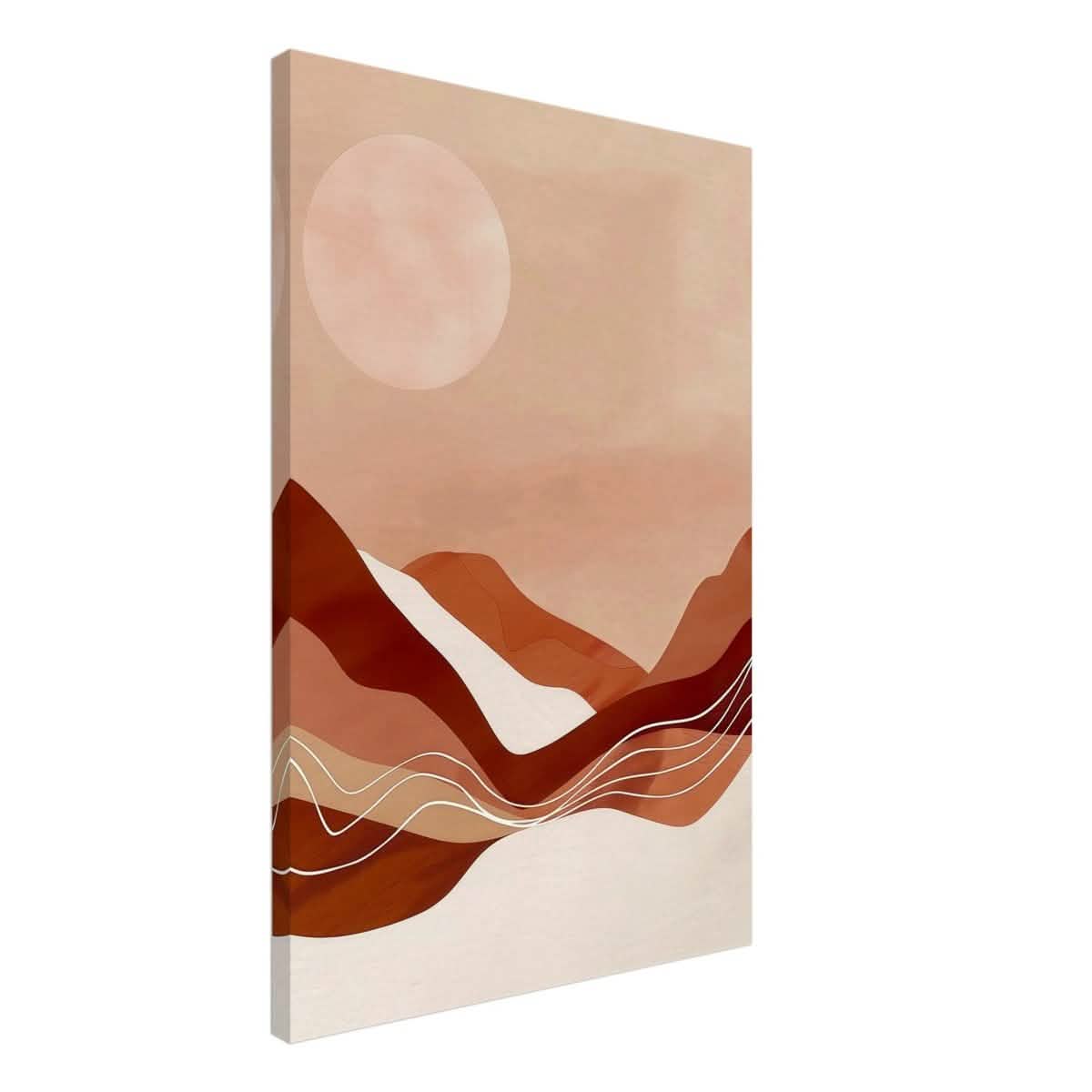 Da Vinci Abstract Art Wall art print - Canvas - 50x75 cm / 20x30″ -