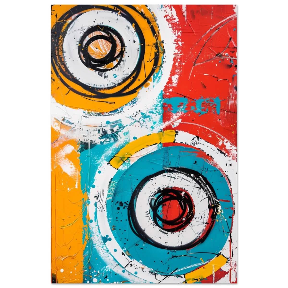 Da Vinci Abstract Art Wall art print - Aluminum Print - 30x45 cm / 12x18″ -