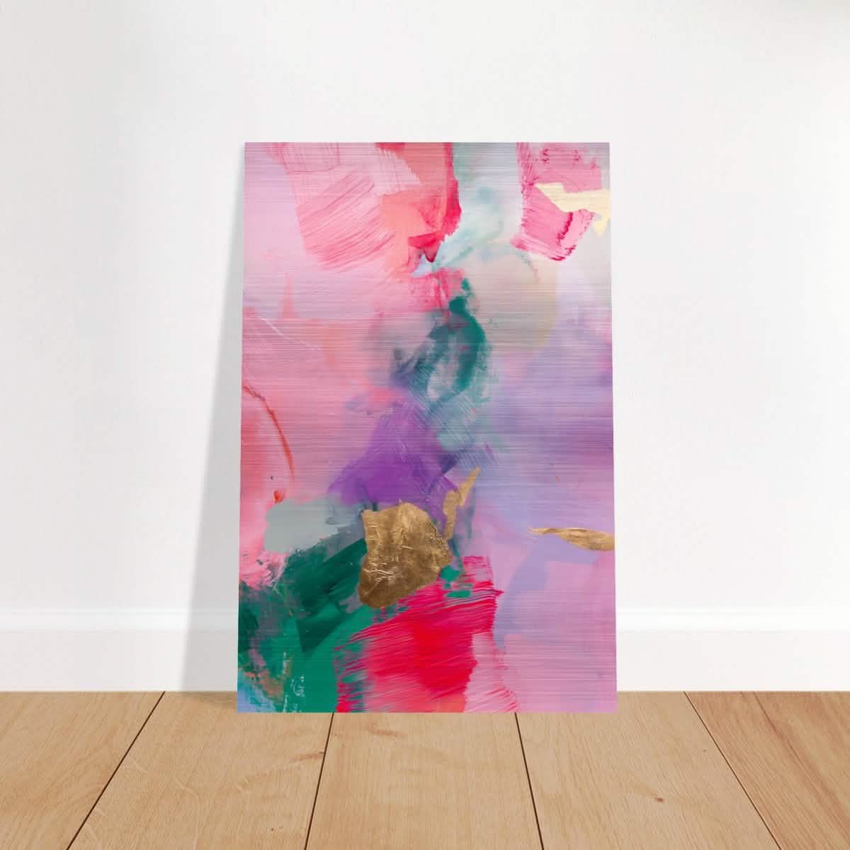 Da Vinci Abstract Art Wall art print - Brushed Aluminum Print - 30x45 cm / 12x18″ -