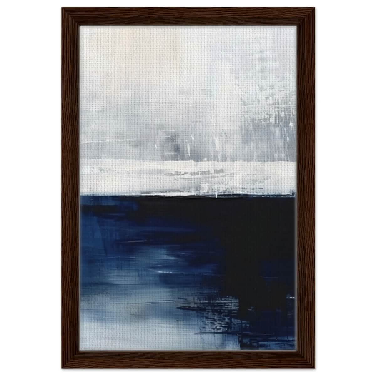 Da Vinci Abstract Art Wall art print - Framed Canvas - 30x45 cm / 12x18″ - Dark wood frame