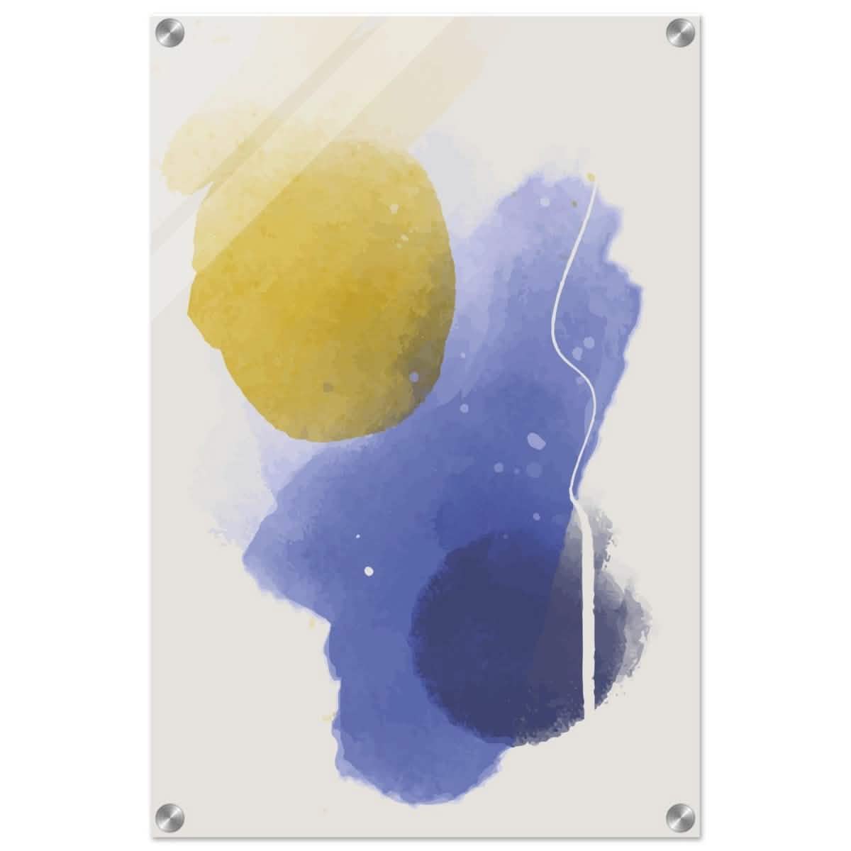 Da Vinci Abstract Art Wall art print - Acrylic Print - 40x60 cm / 16x24″ -