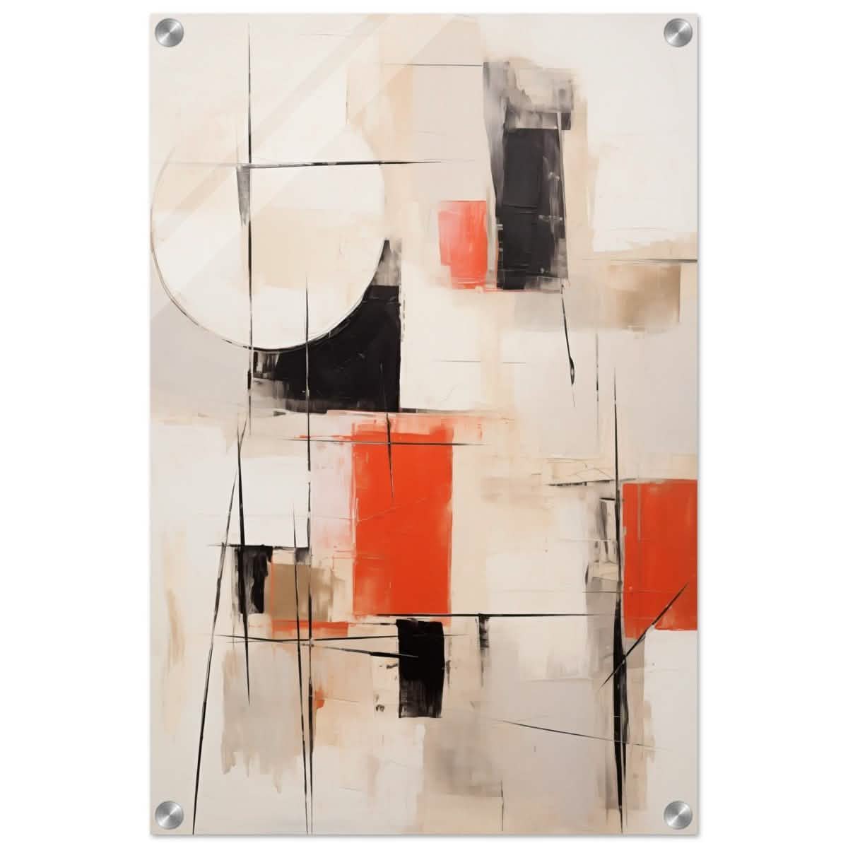 Da Vinci Abstract Art Wall art print - Acrylic Print - 40x60 cm / 16x24″ -