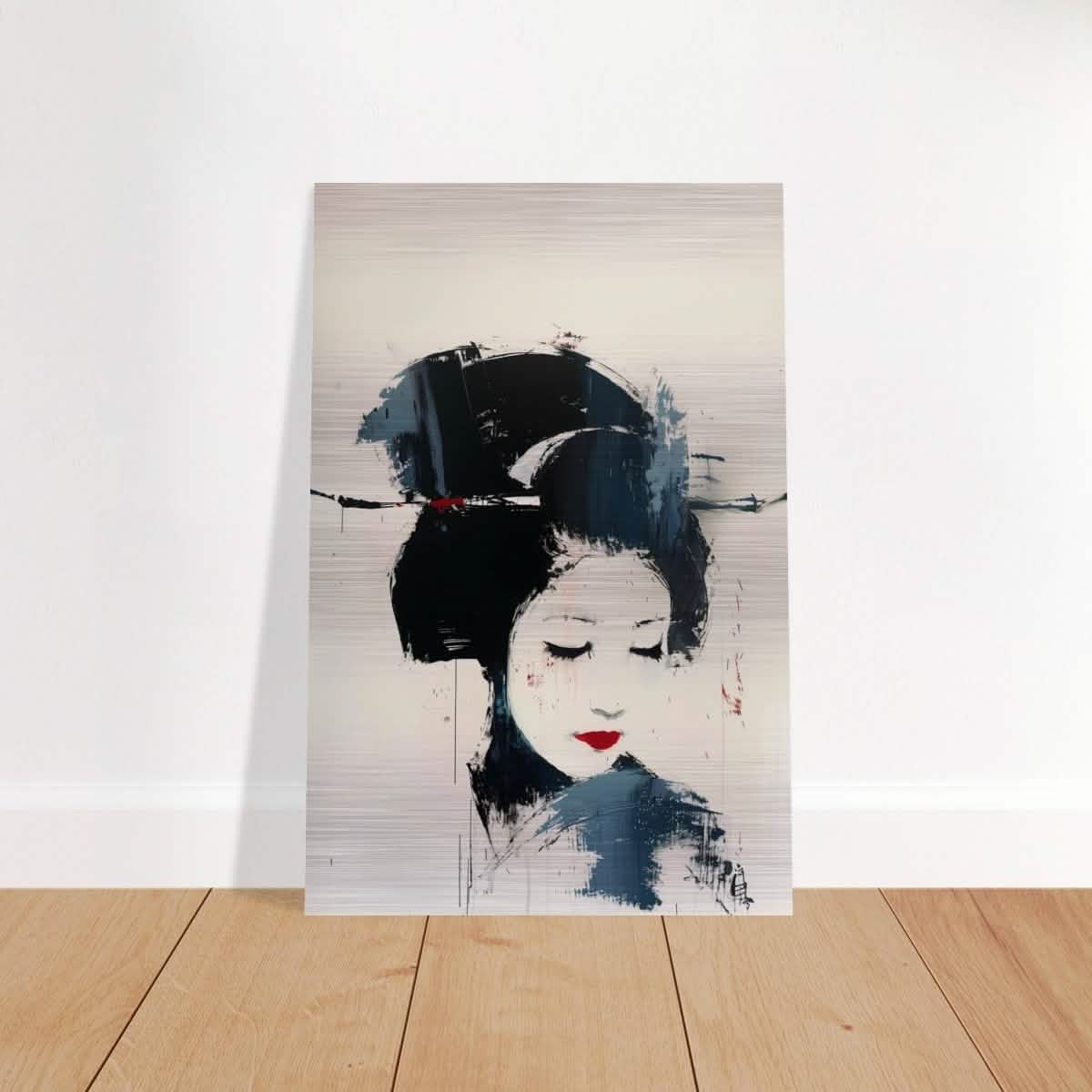 Da Vinci Abstract Art wall art print - Brushed Aluminum Print - 40x60 cm / 16x24″ -