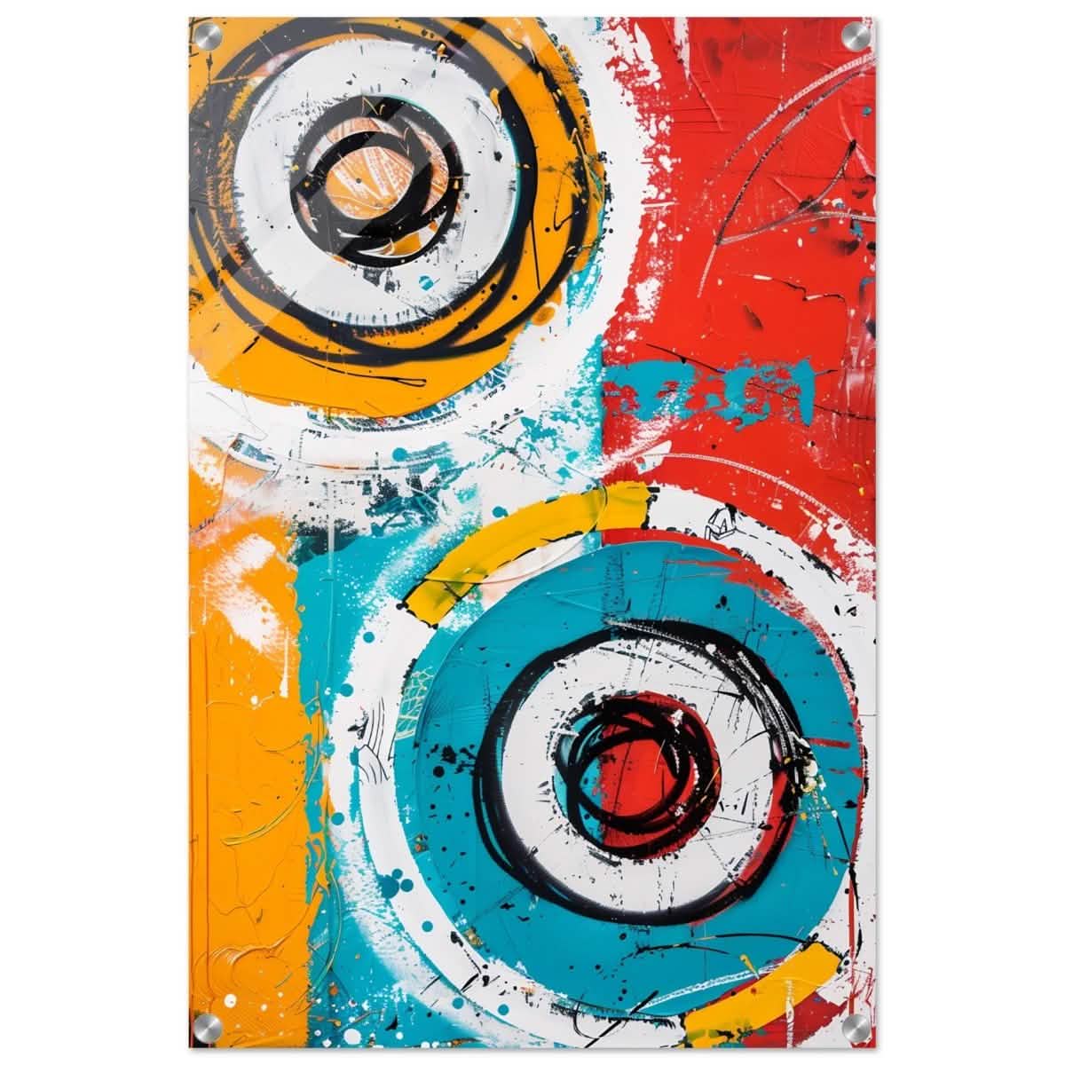 Da Vinci Abstract Art Wall art print - Acrylic Print - 50x75 cm / 20x30″ -