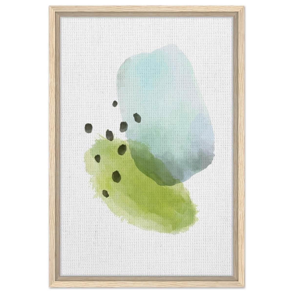 Da Vinci Abstract Art Wall art print - Framed Canvas - 40x60 cm / 16x24″ - Wood frame