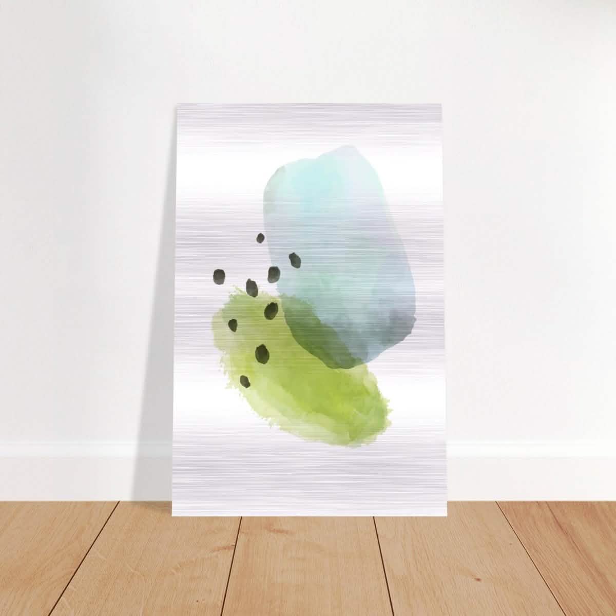 Da Vinci Abstract Art Wall art print - Brushed Aluminum Print - 40x60 cm / 16x24″ -