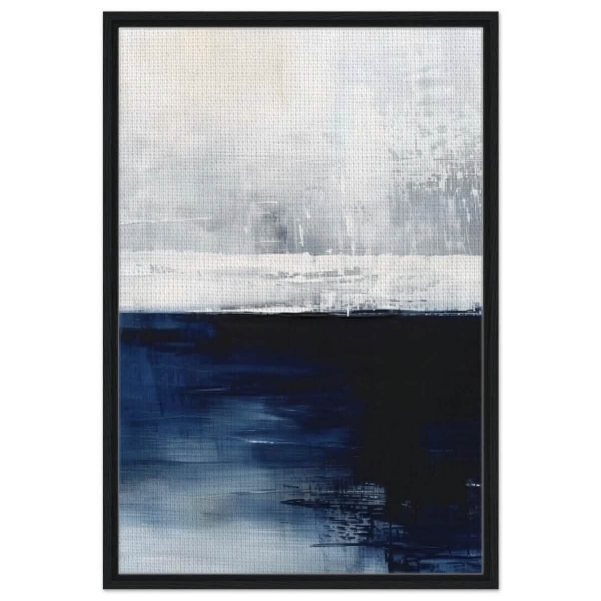 Da Vinci Abstract Art Wall art print - Framed Canvas - 60x90 cm / 24x36″ - Black frame