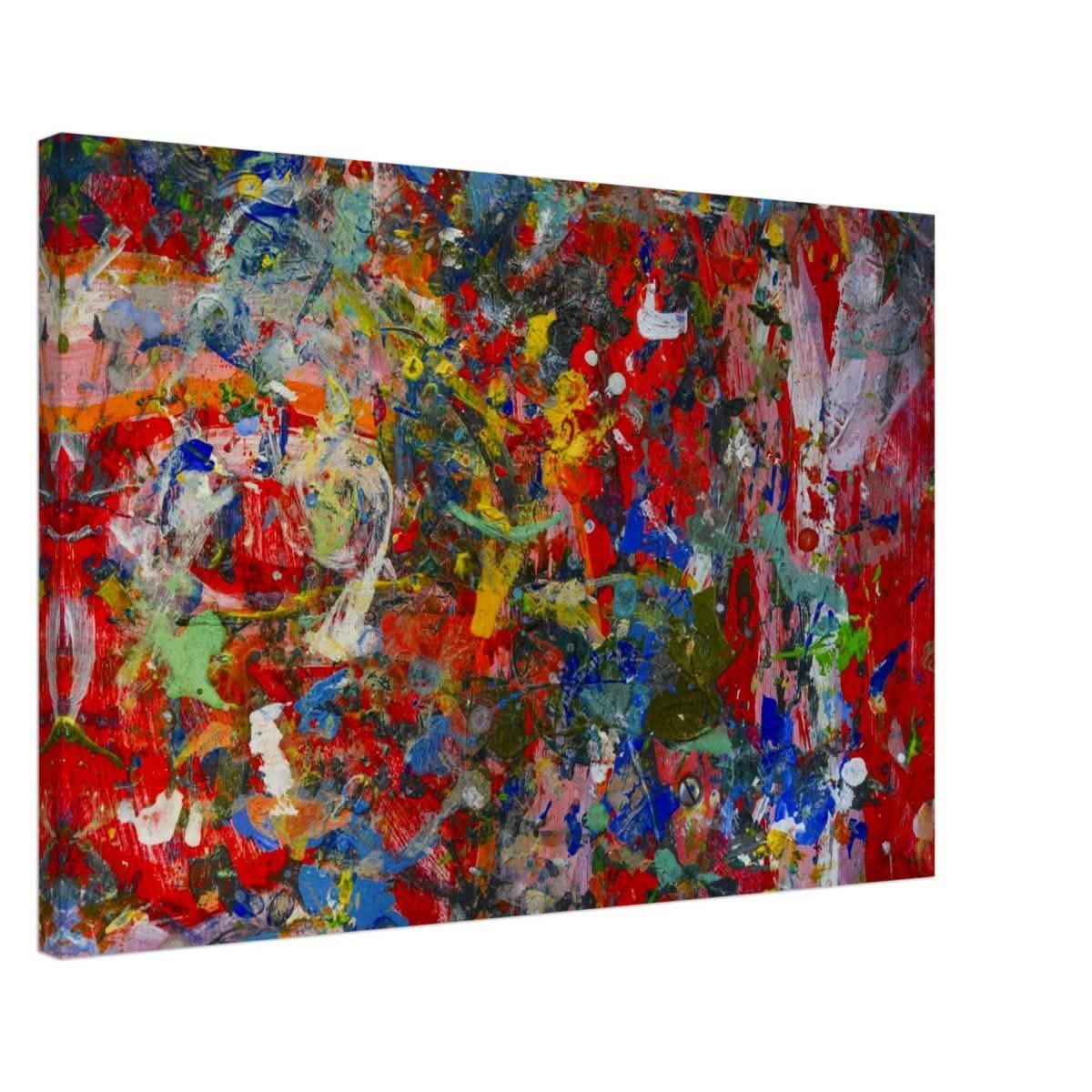 Da Vinci Abstract Art Wall art print - Canvas - 50x75 cm / 20x30″ -