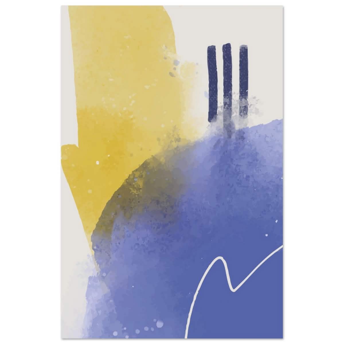 Da Vinci Abstract Art Wall art print - Aluminum Print - 30x45 cm / 12x18″ -