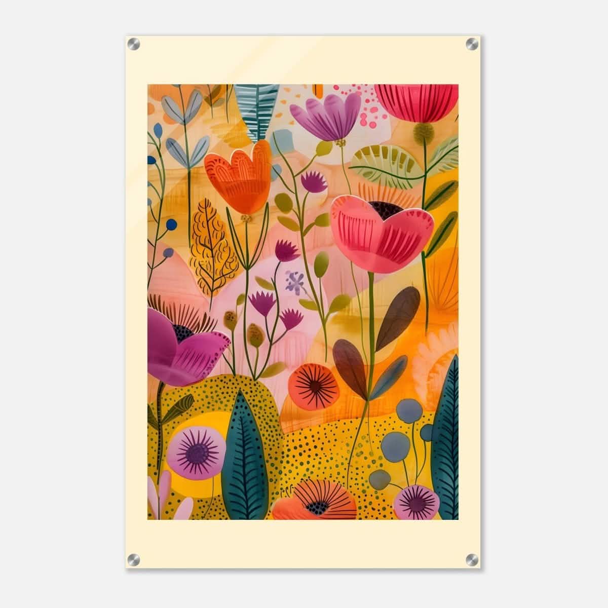 Da Vinci Abstract Art | wall art print - Acrylic Print - 60x90 cm / 24x36″ -