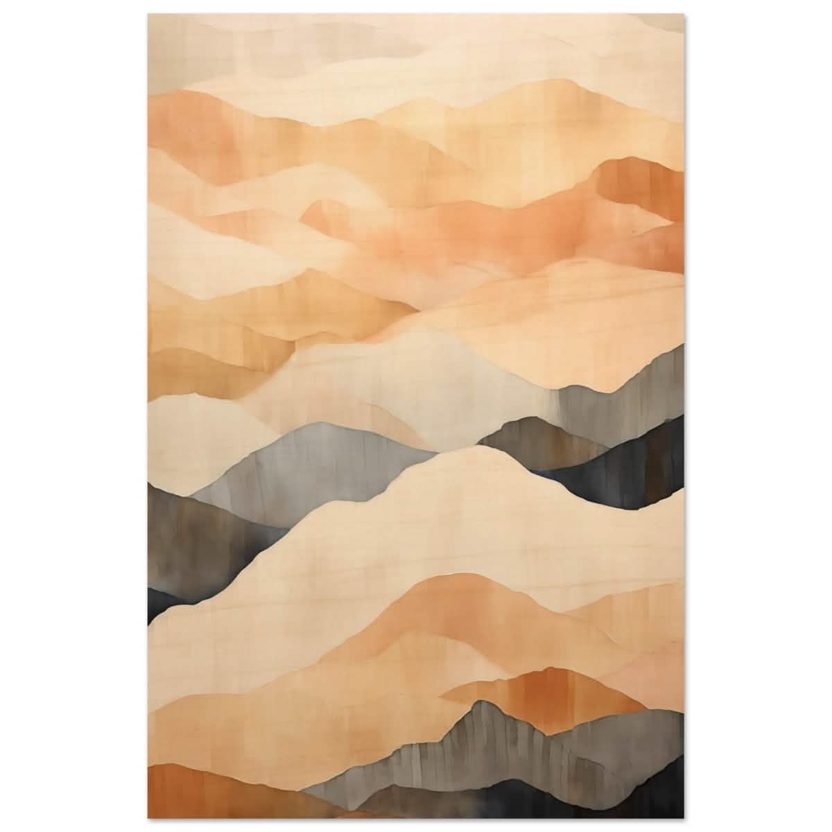 Da Vinci Abstract Art Wall art print - Wood Prints - 50x75 cm / 20x30″ -