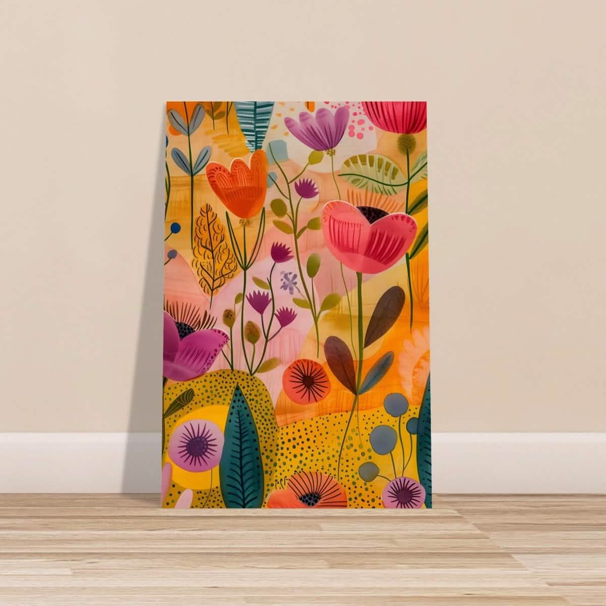 Da Vinci Abstract Art | wall art print - Wood Prints - 30x45 cm / 12x18″ -