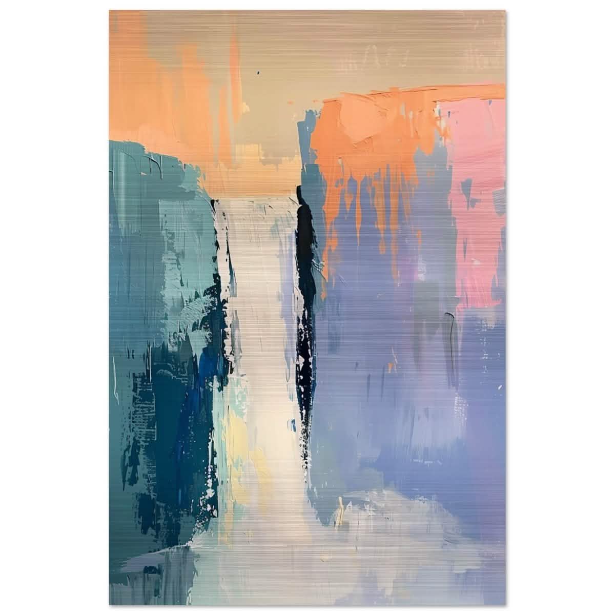 Da Vinci Abstract Art Wall art print - Brushed Aluminum Print - 30x45 cm / 12x18″ -