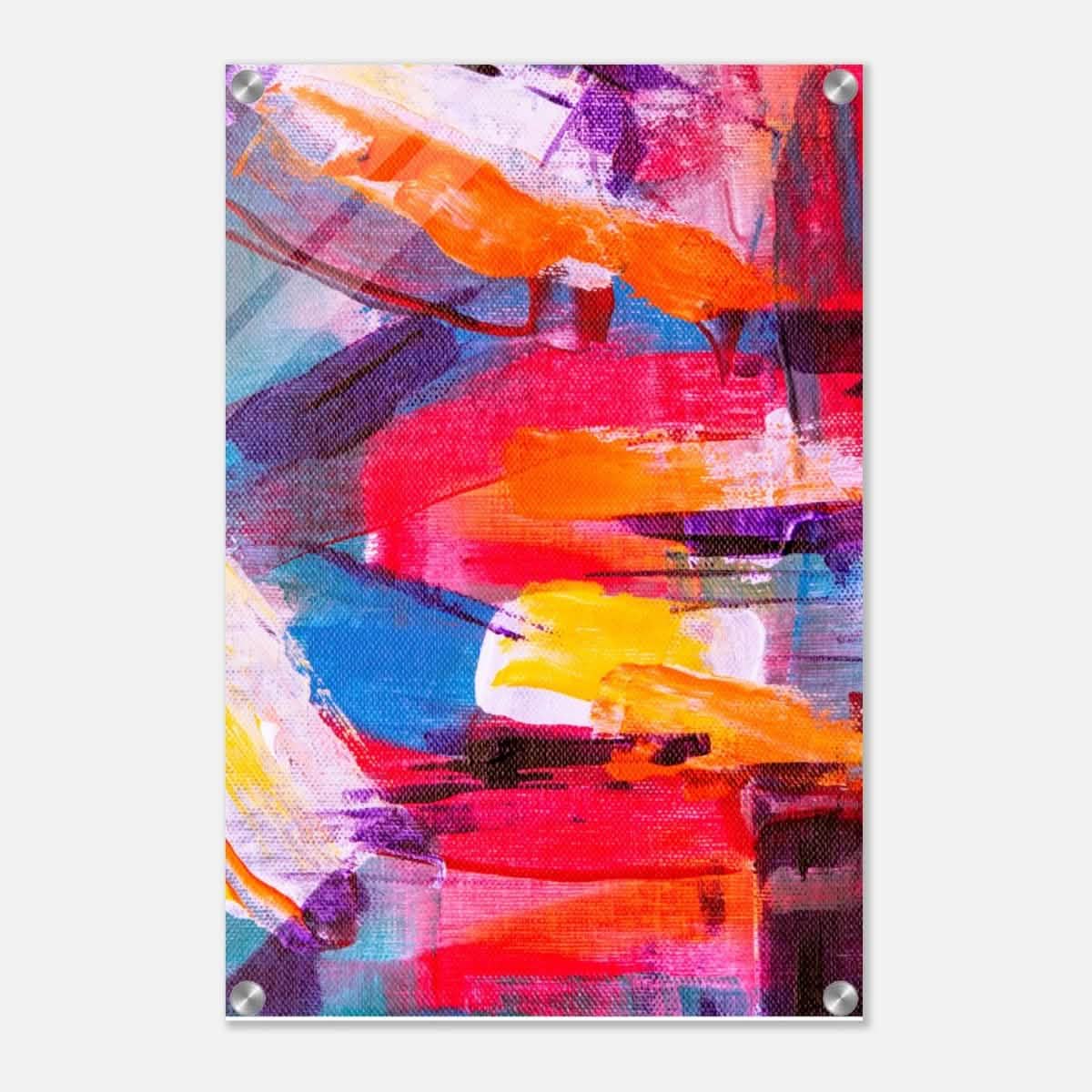 Da Vinci Abstract Art Wall art print - Acrylic Print - 40x60 cm / 16x24″ -