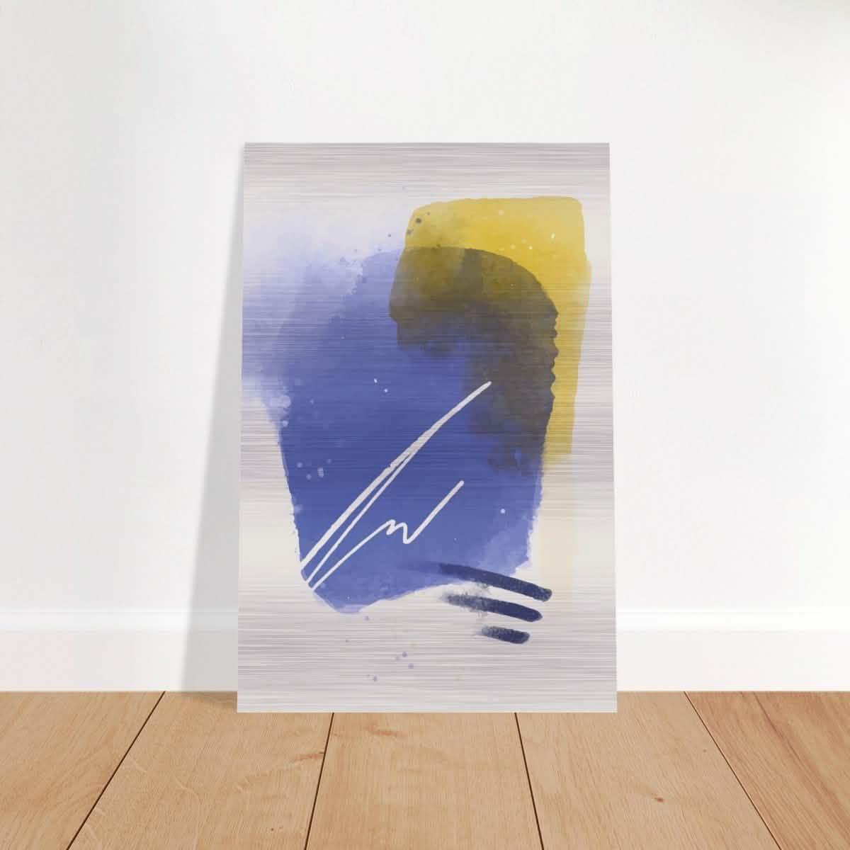 Da Vinci Abstract Art Wall art print - Brushed Aluminum Print - 50x75 cm / 20x30″ -