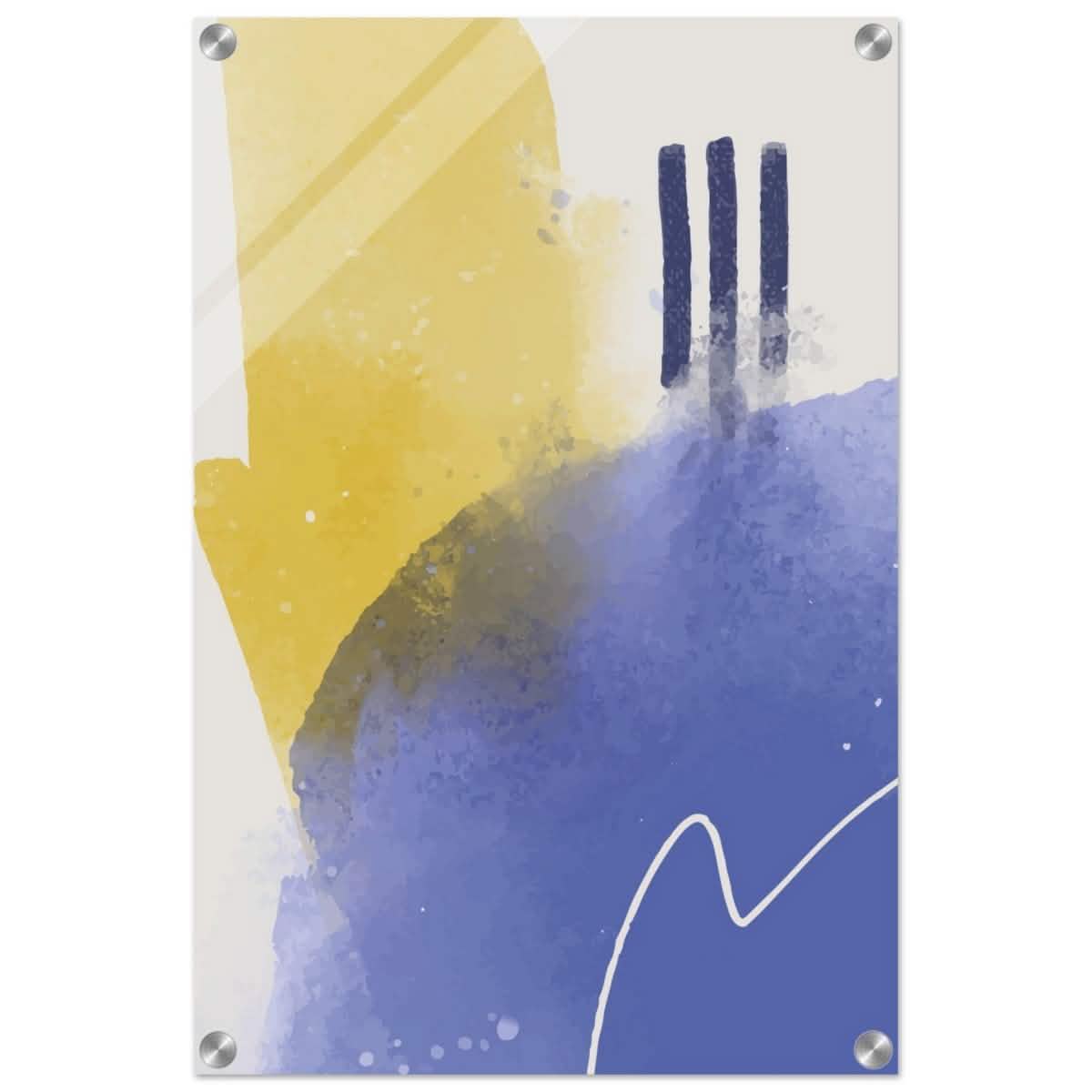 Da Vinci Abstract Art Wall art print - Acrylic Print - 40x60 cm / 16x24″ -