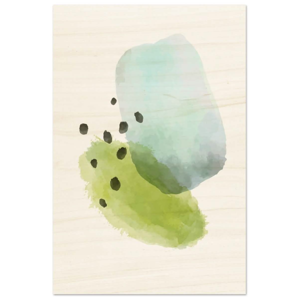 Da Vinci Abstract Art Wall art print - Wood Prints - 30x45 cm / 12x18″ -