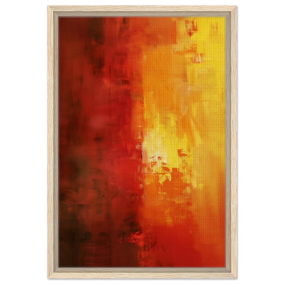 Da Vinci Abstract Art Wall art print - Framed Canvas - 40x60 cm / 16x24″ - Wood frame