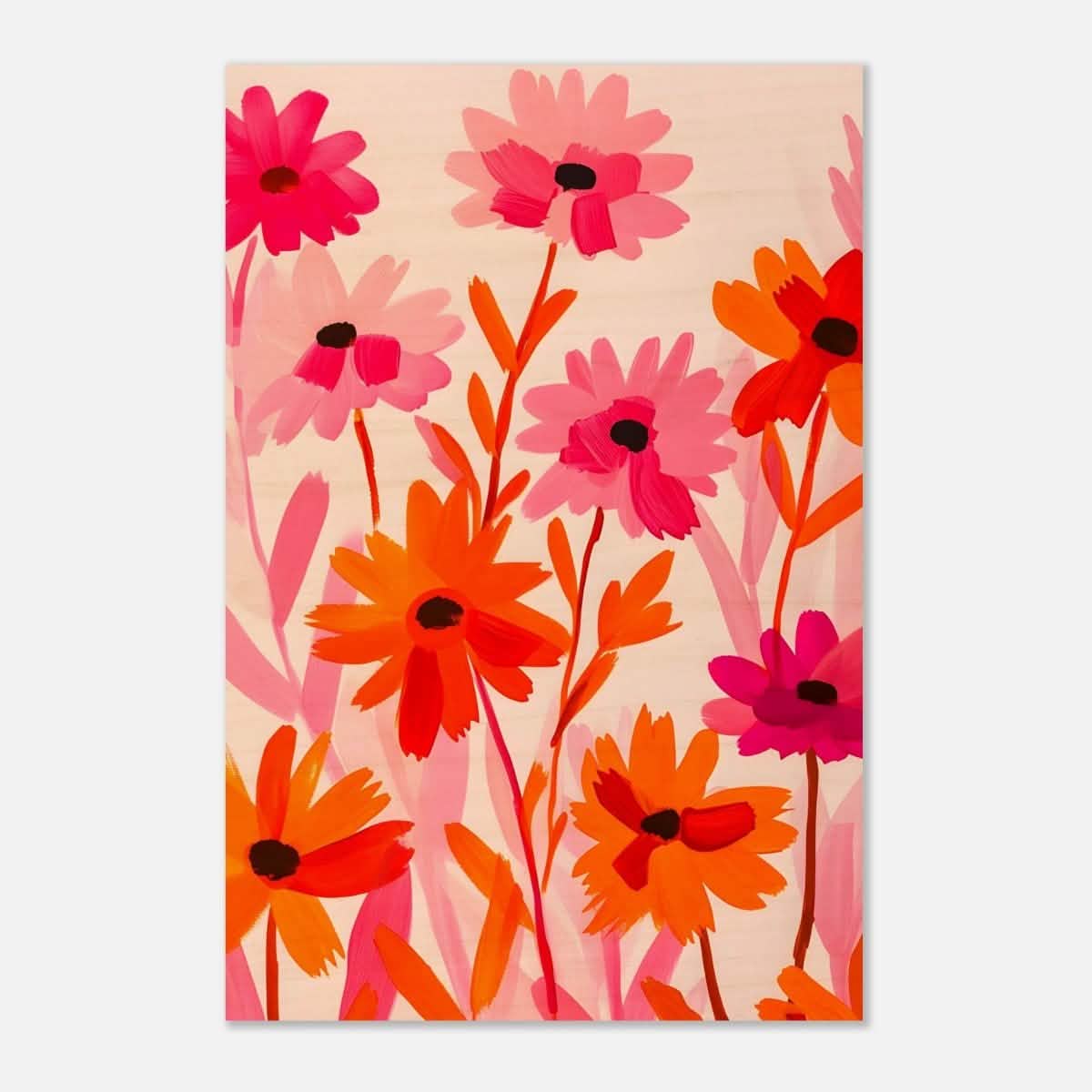 Da Vinci Abstract Art wall art print - Wood Prints - 60x90 cm / 24x36″ -