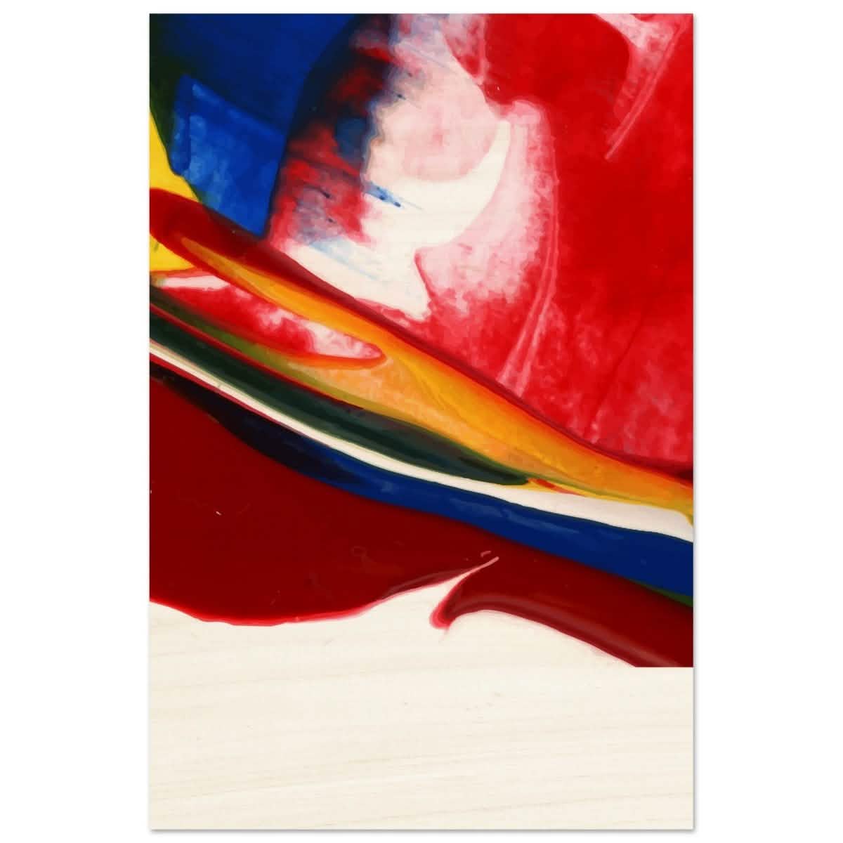 Da Vinci Abstract Art Wall art print - Wood Prints - 40x60 cm / 16x24″ -
