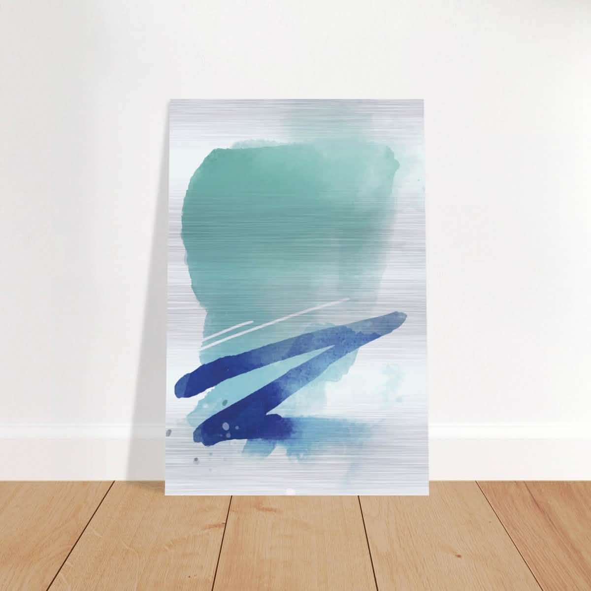 Da Vinci Abstract Art Wall art print - Brushed Aluminum Print - 30x45 cm / 12x18″ -