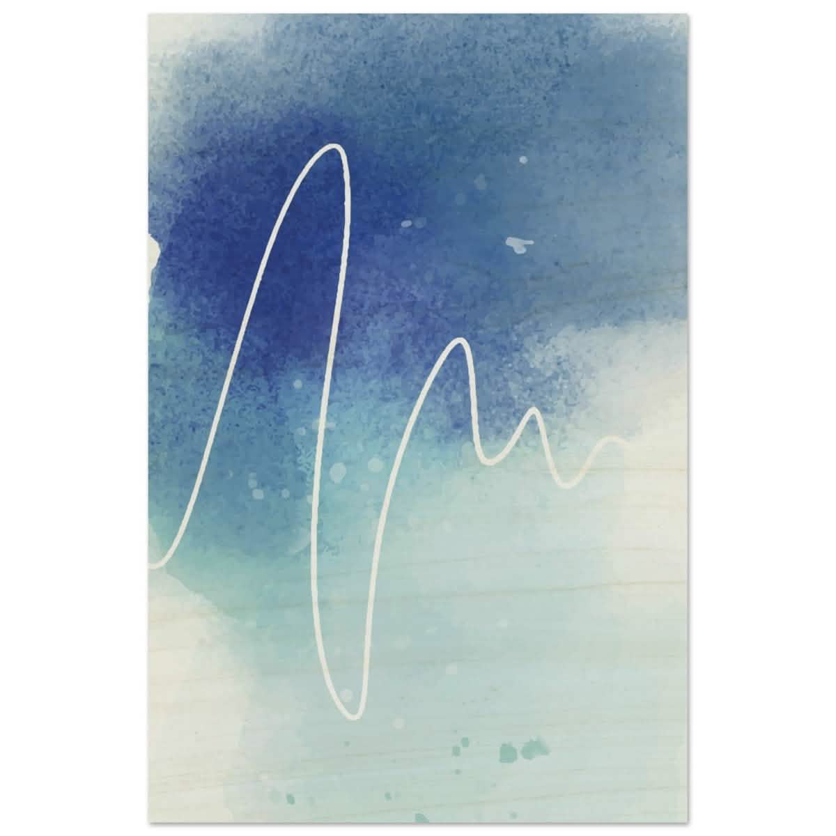 Da Vinci Abstract Art Wall art print - Wood Prints - 30x45 cm / 12x18″ -