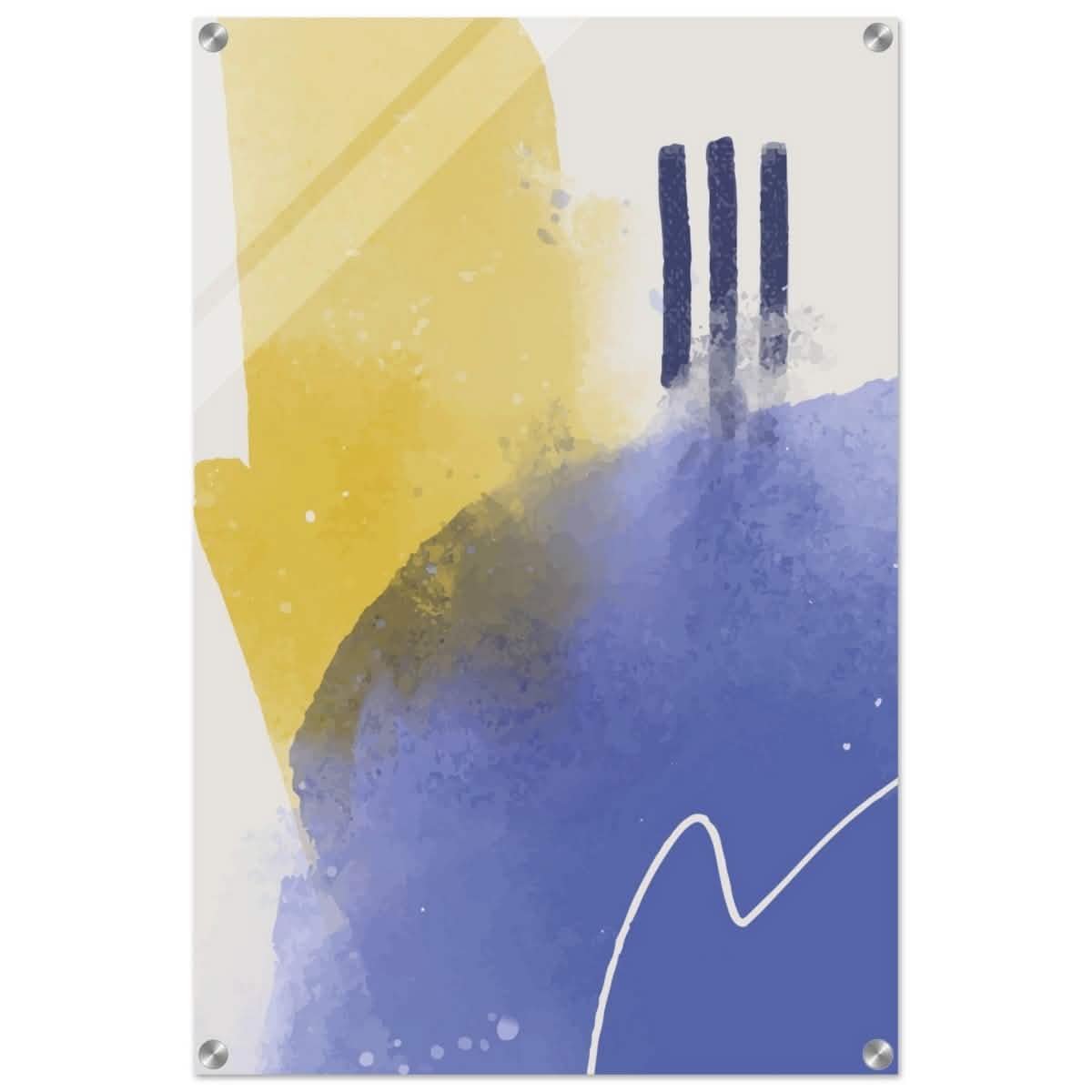 Da Vinci Abstract Art Wall art print - Acrylic Print - 50x75 cm / 20x30″ -