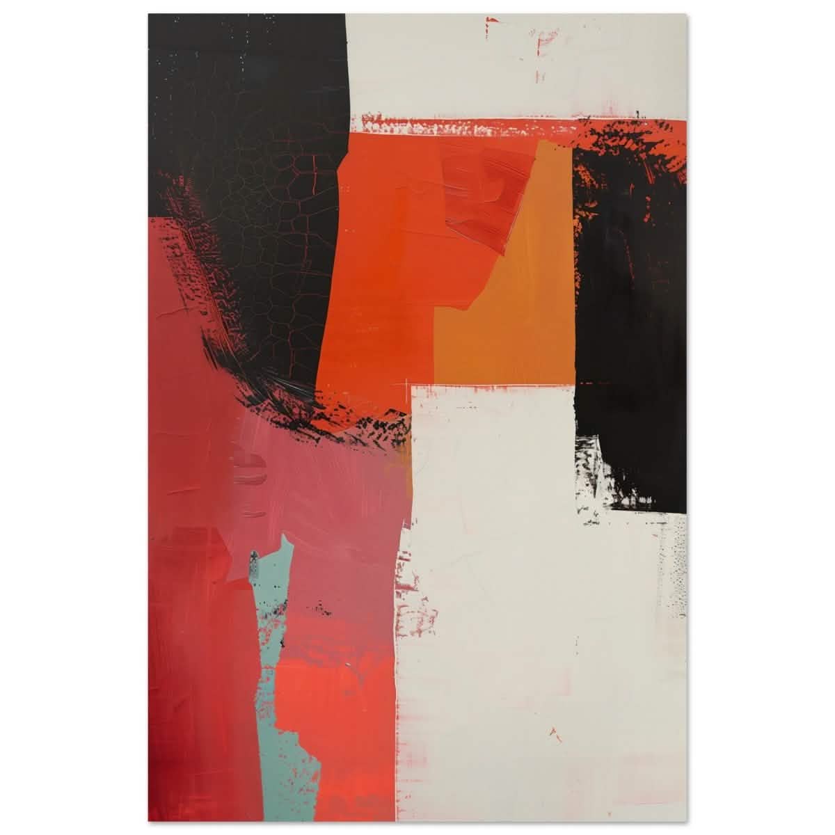 Da Vinci Abstract Art Wall art print - Aluminum Print - 50x75 cm / 20x30″ -