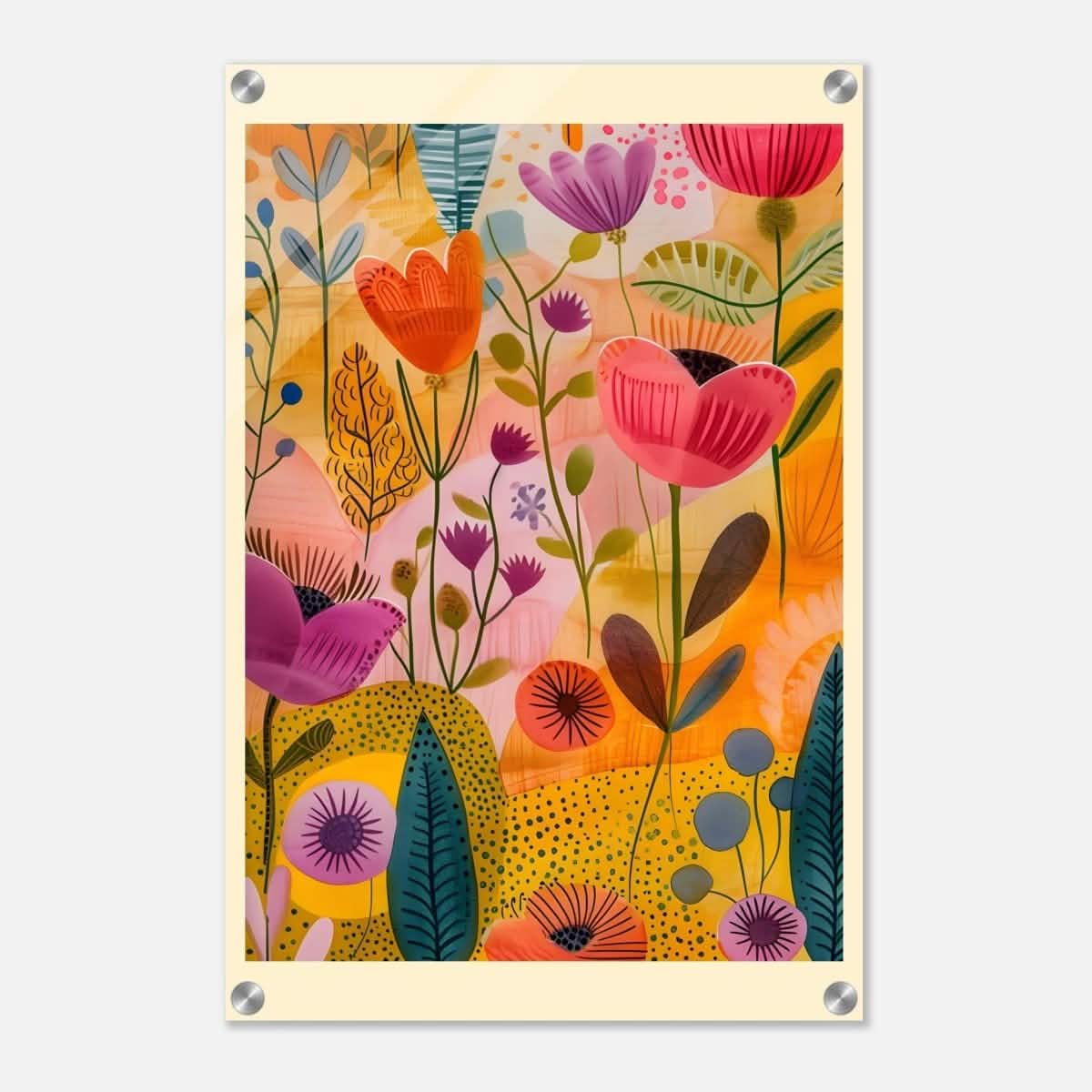 Da Vinci Abstract Art | wall art print - Acrylic Print - 40x60 cm / 16x24″ -