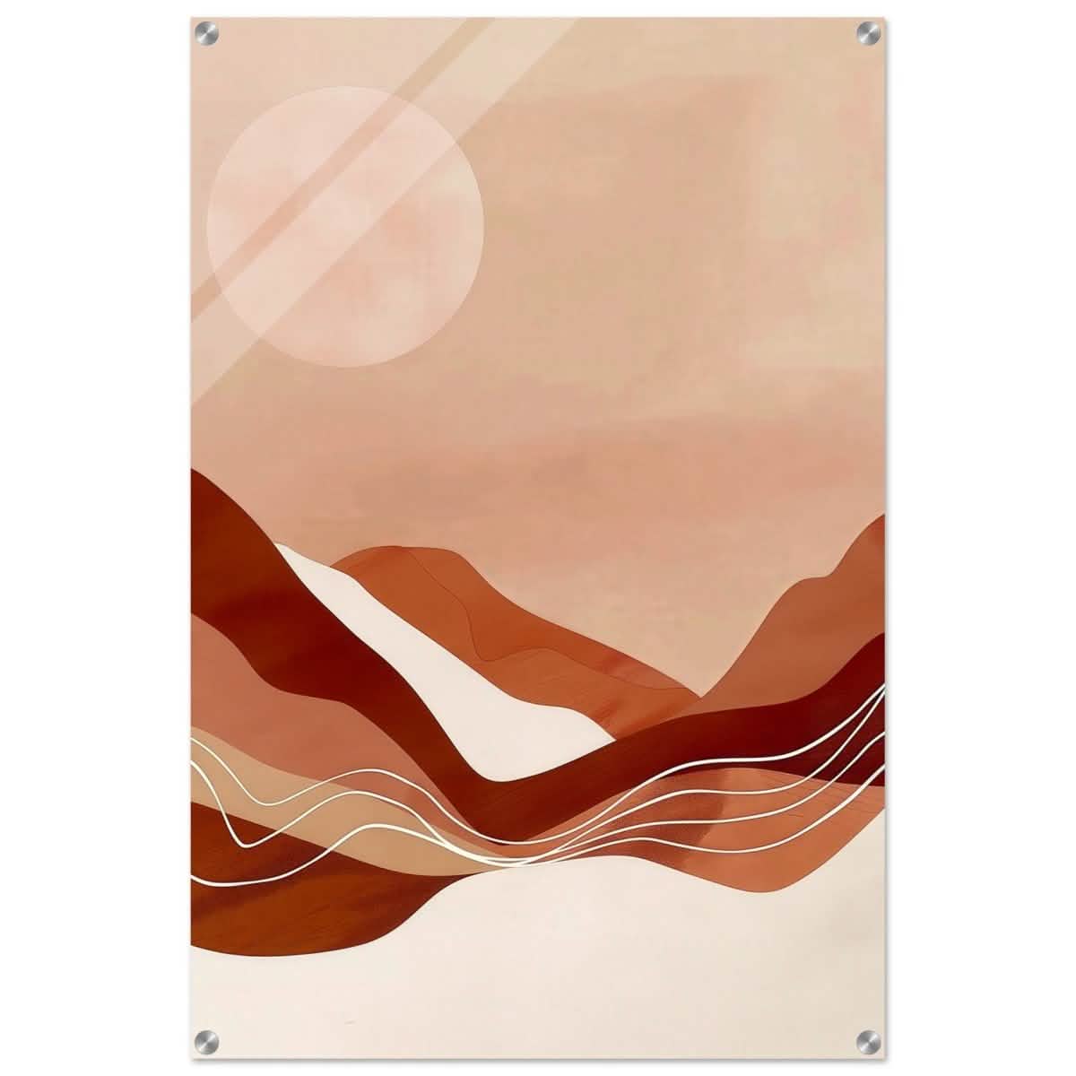 Da Vinci Abstract Art Wall art print - Acrylic Print - 60x90 cm / 24x36″ -