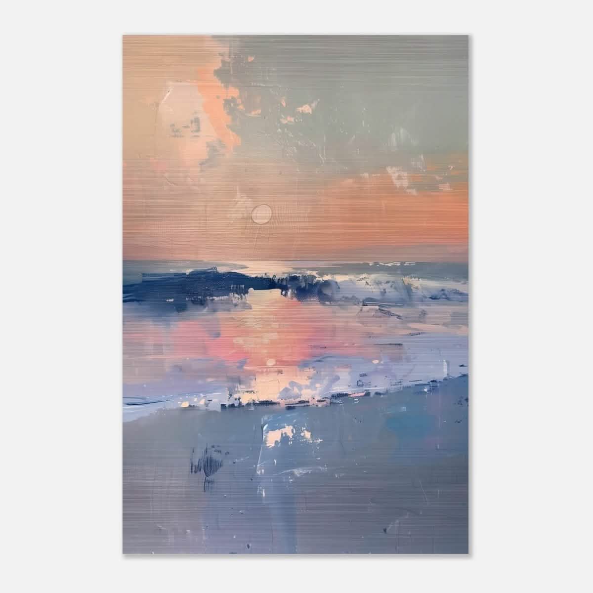 Da Vinci Abstract Art Wall art print - Brushed Aluminum Print - 60x90 cm / 24x36″ -