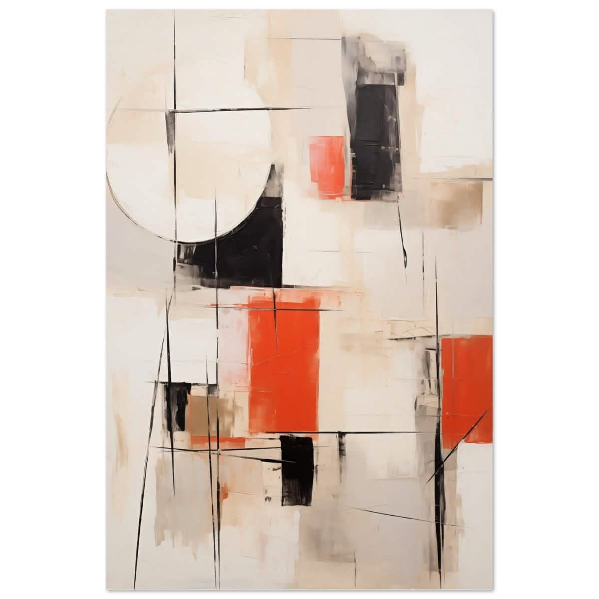 Da Vinci Abstract Art Wall art print - Aluminum Print - 30x45 cm / 12x18″ -