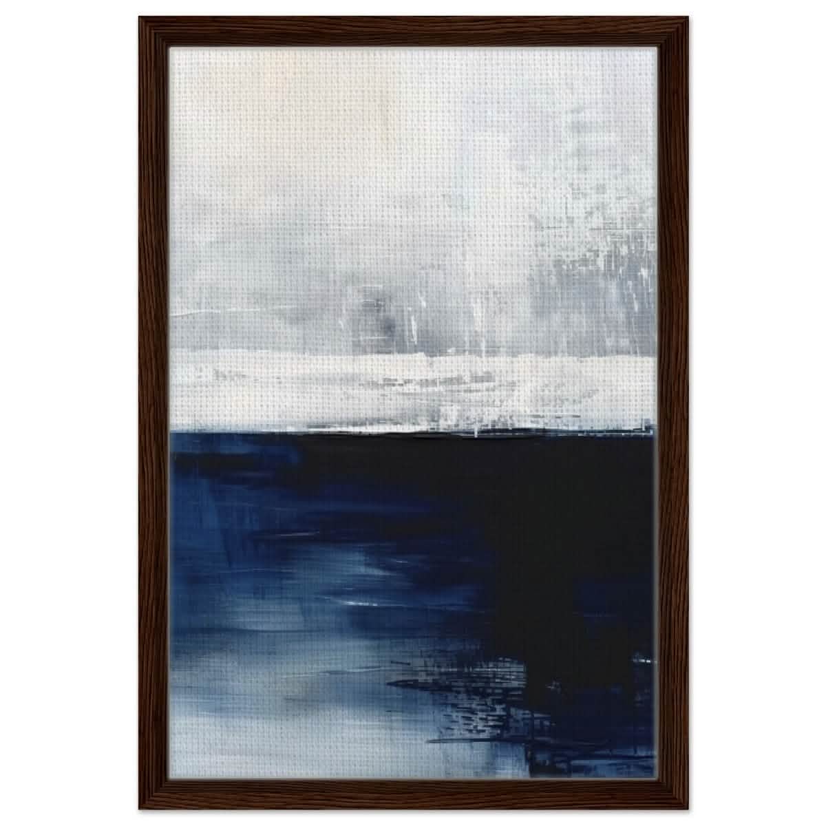 Da Vinci Abstract Art Wall art print - Framed Canvas - 40x60 cm / 16x24″ - Dark wood frame