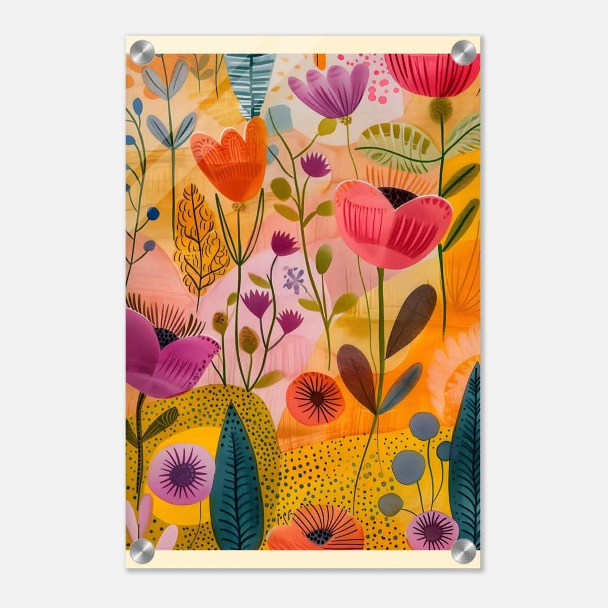 Da Vinci Abstract Art | wall art print - Acrylic Print - 30x45 cm / 12x18″ -