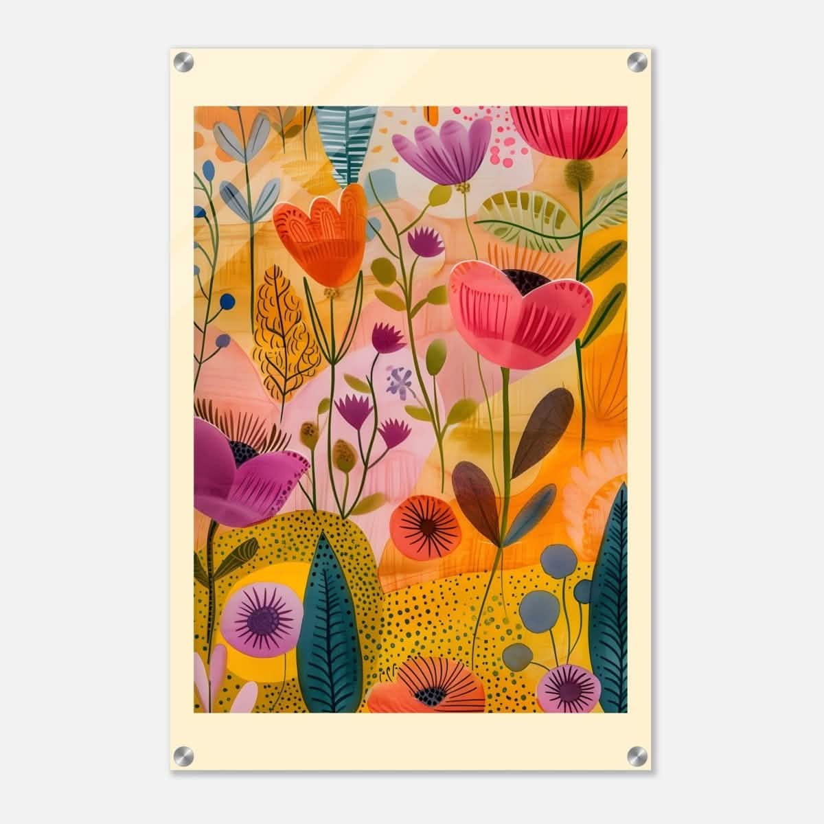 Da Vinci Abstract Art | wall art print - Acrylic Print - 50x75 cm / 20x30″ -