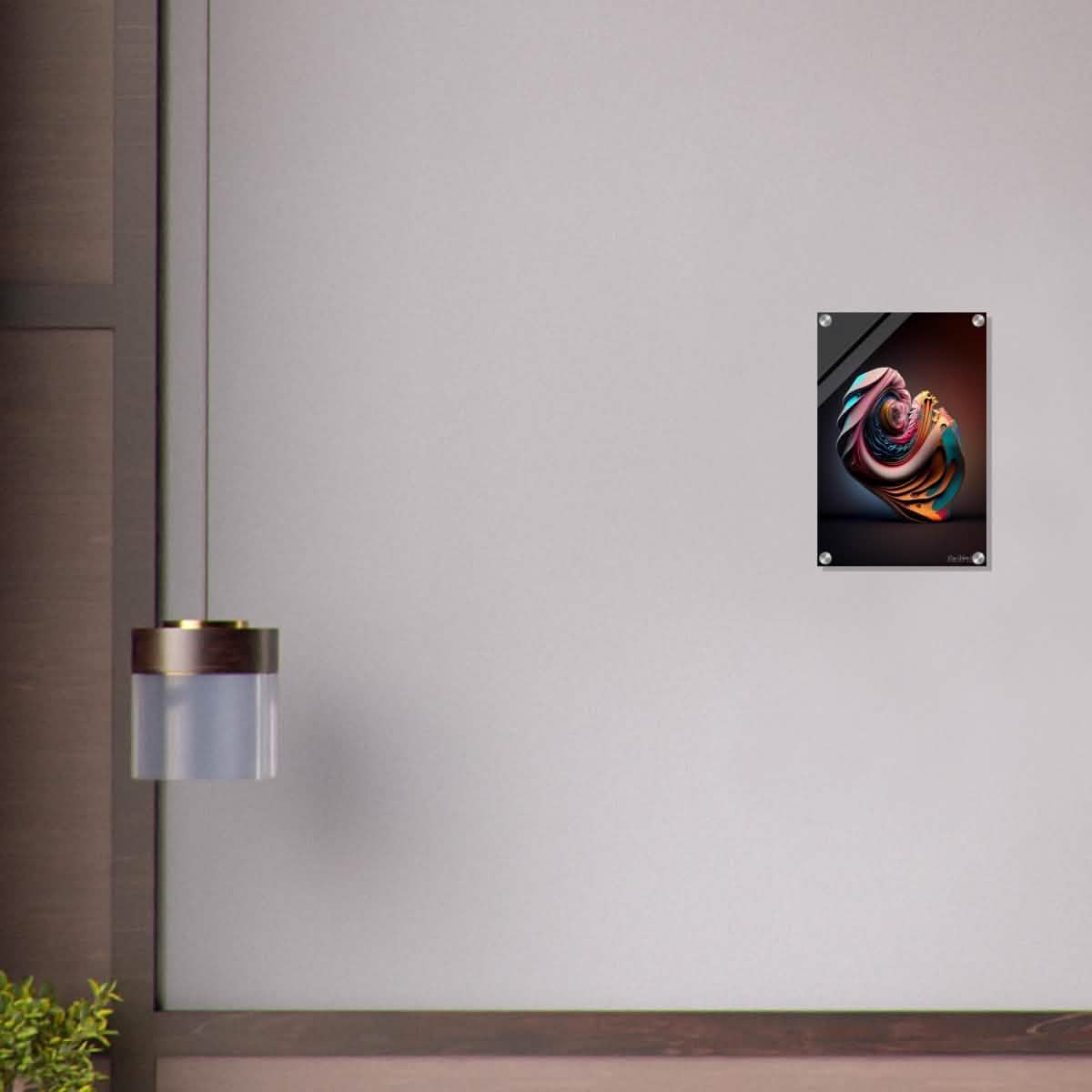 Da Vinci Abstract Art - Acrylic Print - 30x45 cm / 12x18″ -