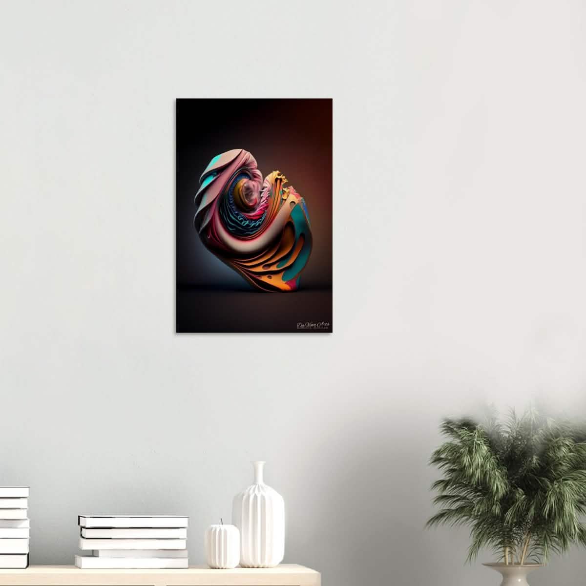 Da Vinci Abstract Art - Wood Prints - 40x60 cm / 16x24″ - 20 mm