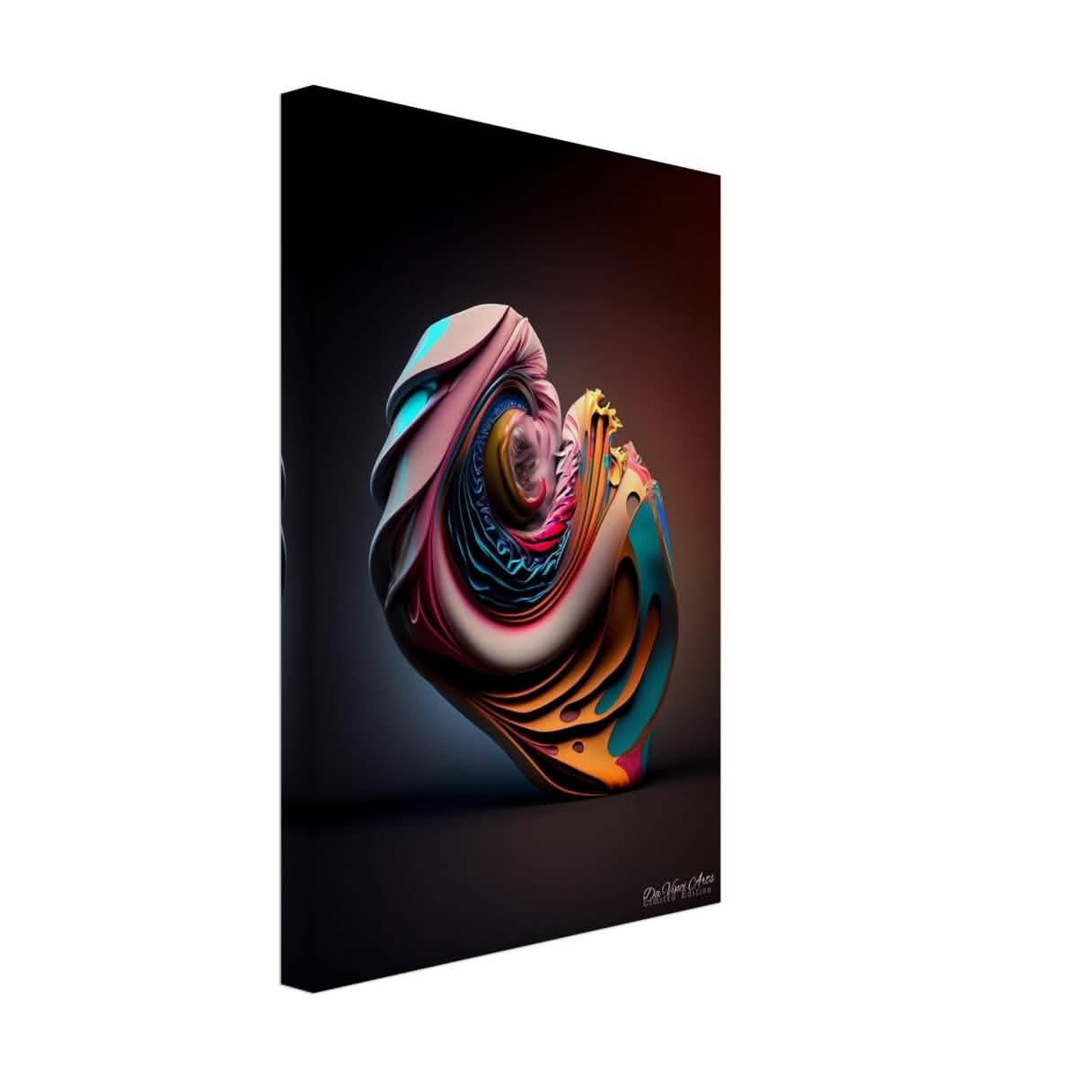 Da Vinci Abstract Art - Canvas - 30x45 cm / 12x18″ - Thick