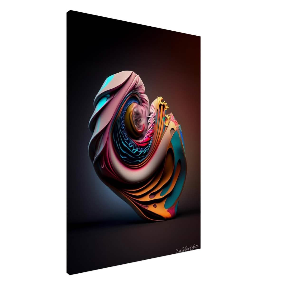 Da Vinci Abstract Art - Canvas - 70x100 cm / 28x40″ - Slim
