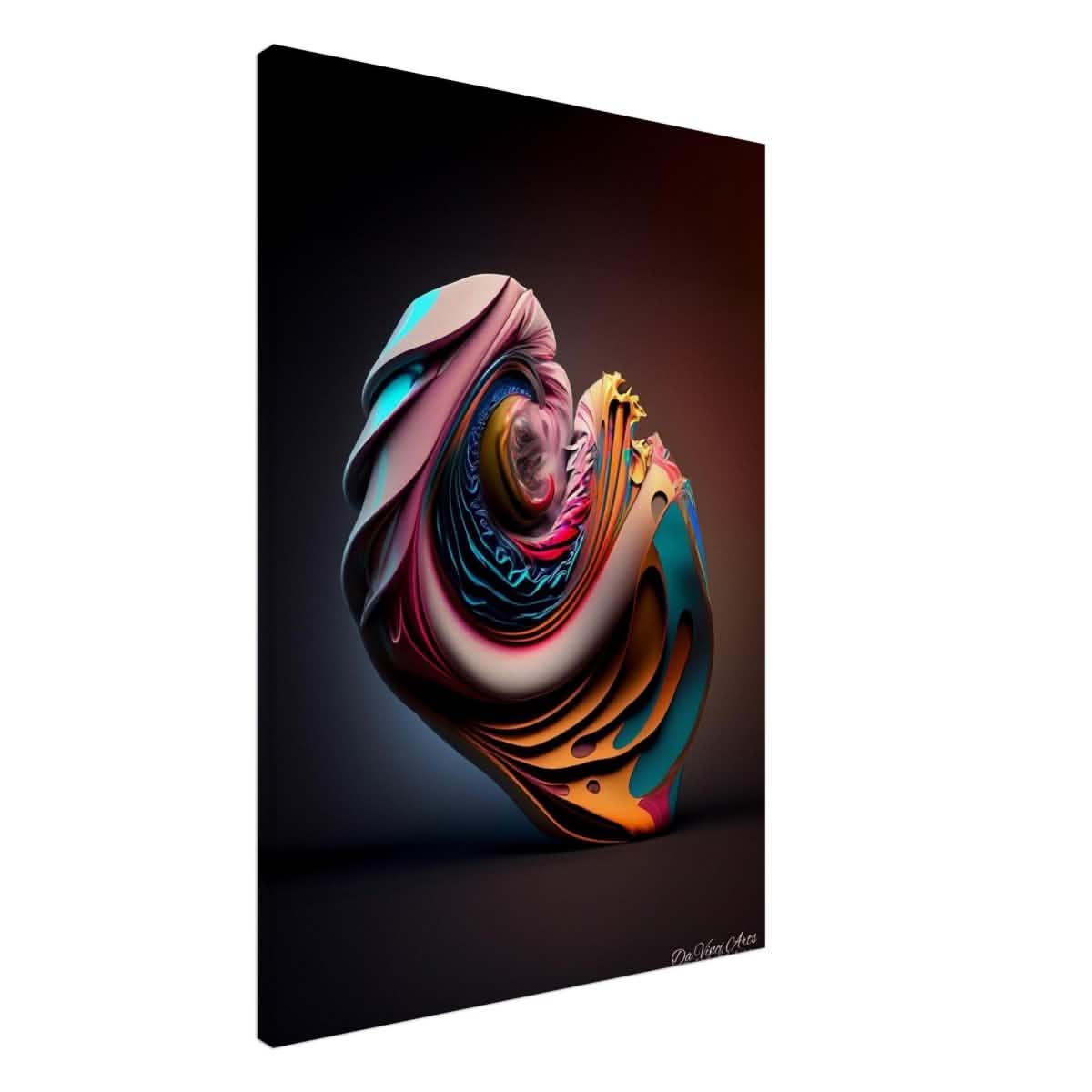 Da Vinci Abstract Art - Canvas - 70x100 cm / 28x40″ - Thick