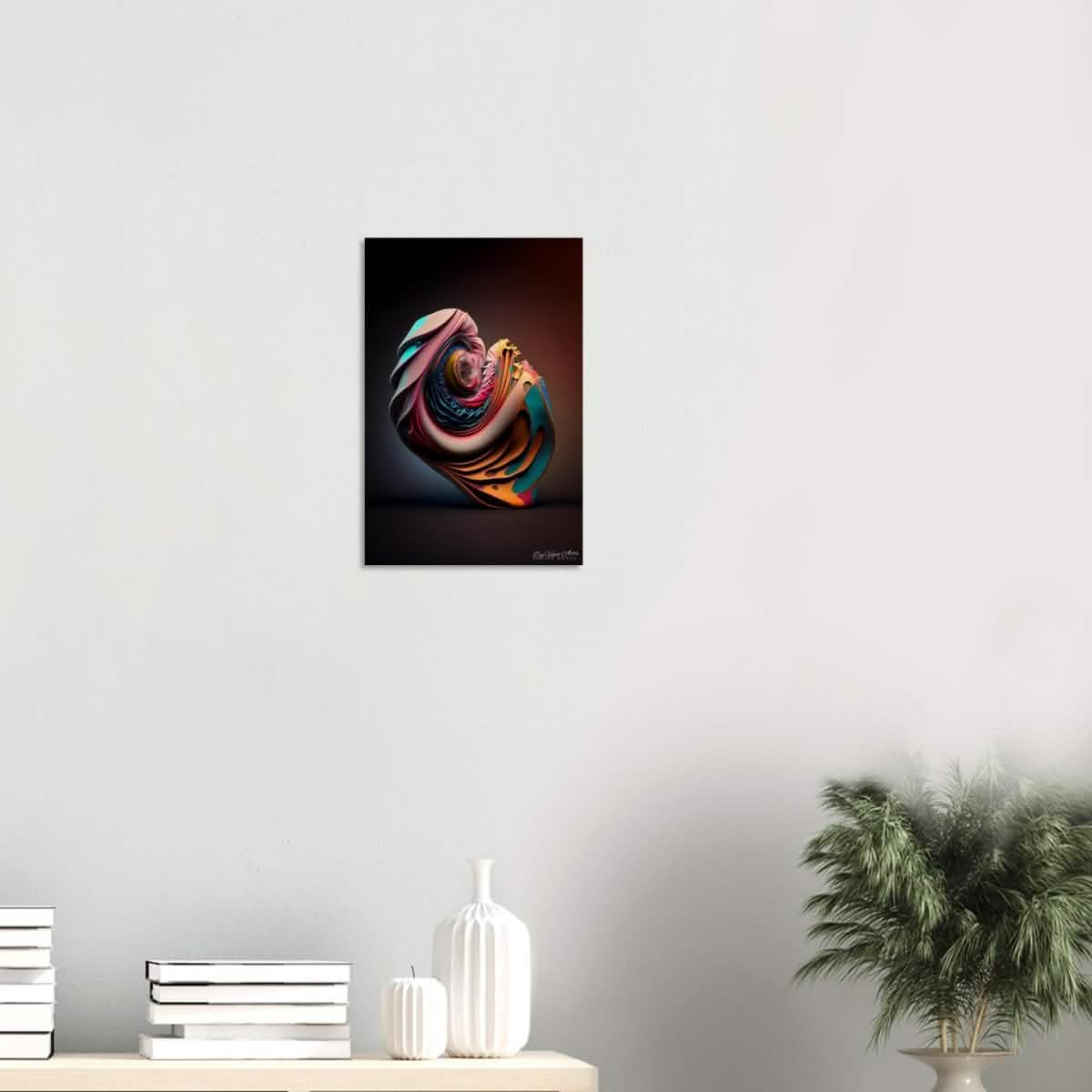 Da Vinci Abstract Art - Wood Prints - 30x45 cm / 12x18″ - 20 mm