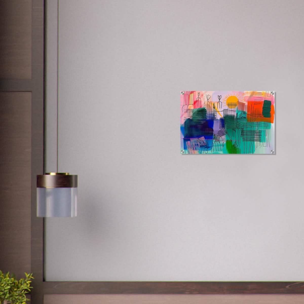 Da Vinci Abstract Art - Acrylic Print - 40x60 cm / 16x24″ -