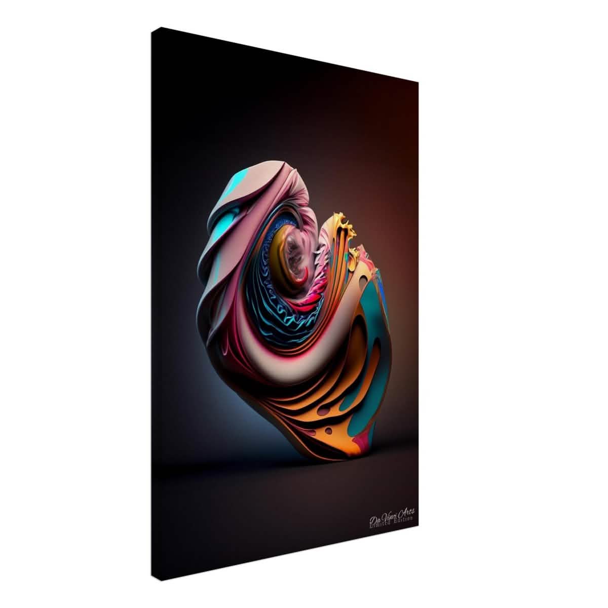 Da Vinci Abstract Art - Canvas - 60x90 cm / 24x36″ - Thick